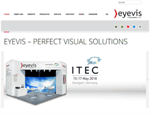 Tablet Screenshot of eyevis.de